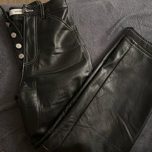 SIMONETT Leather Pants